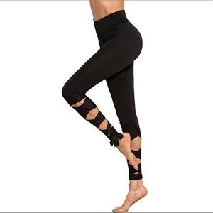 Tie Cuff Leggings